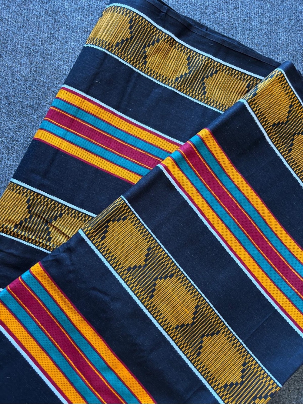 African fabric 6 yards Ankara Kente print fabric, Fabric for African attire
